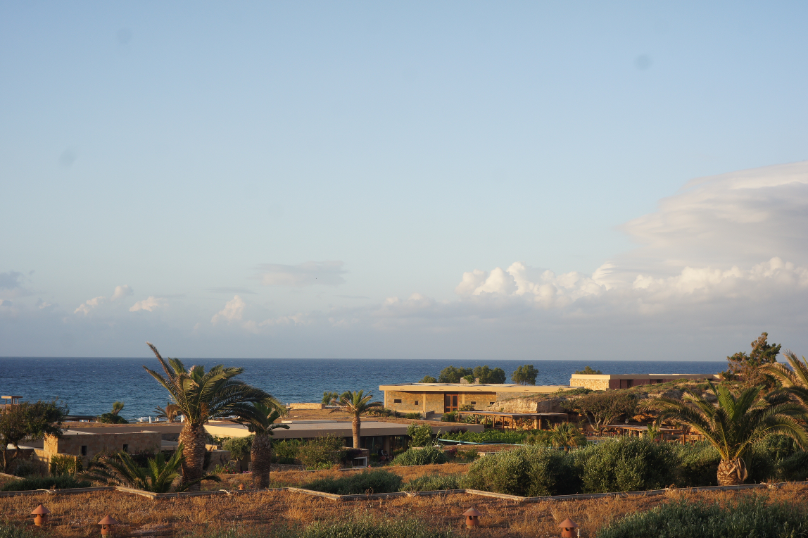 View from Kernos Beach hotel apartment.